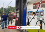 Polsek Leuwiliang Lakukan Investigasi Cek Lokasi TKP Dimana Pasca Terbakarnya 1 (satu) Unit Sepeda Motor