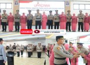 Kapolres Bogor Pimpin Upacara Sertijab Para Kapolsek Jajaran Serta Kenaikan Pangkat Pengabdian Polres Bogor