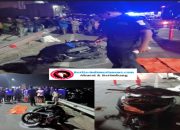 Polsek Caringin Bersama Instansi Terkait Cek TKP Kecelakaan Lalu Lintas di Jembatan Cikereteg, Seorang Pengendara Meninggal