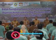 Bimtek Peningkatan Kapasitas Pemahaman Tentang Organisasi Kemasyarakatan Bagi Para Kepala Desa Se – Kab.Bogor Tahun 2024