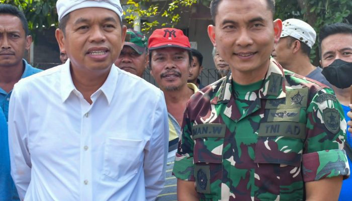 Dandim 0508/Depok Dampingi Gubernur Jabar Tinjau Pemetaan Lahan di Kampung Baru