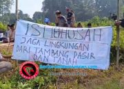 Aksi Damai Tolak Aktivitas Galian Tanah Dan Doa Bersama Digelar Oleh Warga Cikasantren