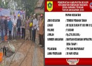 Karang Tengah Mulai Pembangunan Tembok Penahan Tanah, Warga Sambut Baik