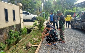 Progres 28 Persen, Pengerasan Jalan GDC Gardenia Dikebut Satgas TMMD Ke-127 Kodim Depok