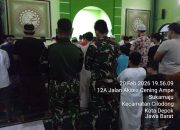 Satgas TMMD Kodim Depok Gelar Tarawih Bersama Warga Sukamaju