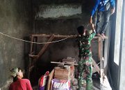 Dari Hujan hingga Mendung, Pengerjaan RTLH TMMD Tetap Dikebut