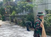 Meski Diguyur Hujan, Satgas TMMD Kodim Depok Tetap Tuntaskan Pembangunan Jalan