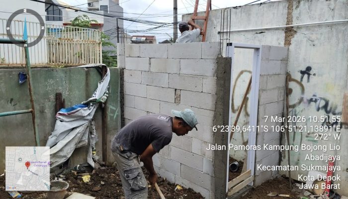 Pembangunan dan Rehab MCK Jadi Sasaran TMMD Depok