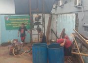 Sumur Bor TMMD Depok di Masjid Al Mujahidin Terus Dikebut