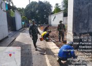 TMMD ke-127 Depok Benahi Saluran Air Warga, Drainase Bojong Lio Selesai