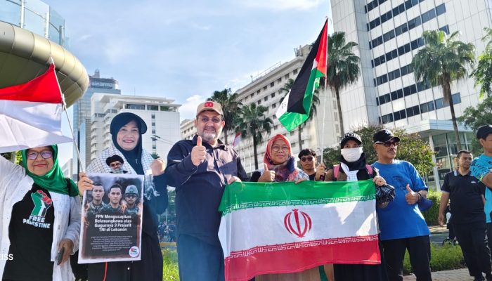 Duta Besar Iran Ikut Aksi Solidaritas Free Palestine Network di Jakarta Atas Gugurnya 3 Prajurit TNI