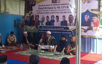 Halal Bihalal dan Silahturahmi Forum Ulama dan Aktivis Islam (FORMULA) Kabupaten Bogor Penuh Semangat Kekeluargaan