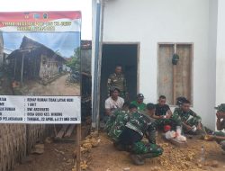 Hangatnya Kebersamaan Satgas TMMD dan Warga di Rumah Program RTLH