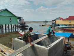 Progres Manunggal Air Bersih Desa Umbele: Bak Penampungan Mulai Diplester
