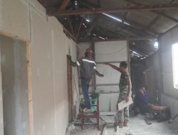 Renovasi RTLH Bapak Suhardin di Desa Umbele Lama Masuki Tahap Pemasangan Kalsiboard dan Pengecatan