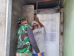 Pemasangan Pintu dan Closet WC, Pembangunan MCK Masjid Quba Desa Umbele 