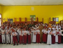Satgas TMMD Ke-129 Kodim 1311/Morowali Berikan Penyuluhan Bela Negara kepada Pelajar SDN Umbele