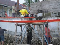 Pengecatan Fasilitas Umum Jadi Sasaran TMMD Ke-129 Kodim 1311/Morowali