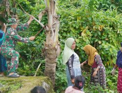 Satgas TMMD Ke-129 Kodim 1311/Morowali Bersama Warga Gelar Kerja Bakti Bersihkan Masjid Desa Polewali