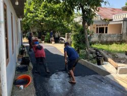 Pemdes Tonjong Pakai Dana Desa Lakukan Pengaspalan Jalan di Kampung Duri, Tingkatkan Mobilitas Warga