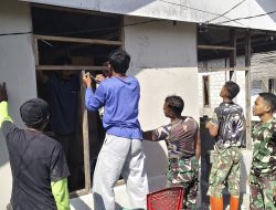 TMMD Ke-129 Desa Umbele Lama: Pemasangan Kalsiboard Jadi Bintang Kemajuan Renovasi Rumah