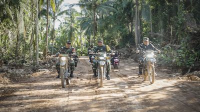 Wairjenad Tinjau Pelaksanaan TMMD Ke-129 Kodim 1311/Morowali, Apresiasi Sinergi TNI dan Masyarakat