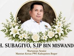 Segenap Insan Pers Bogor Berduka, Atas Wafatnya wartawan Senior