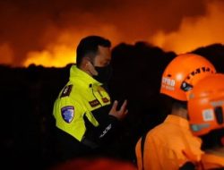 Kapolres Bogor, Pastikan Penanganan Kebakaran TPAS Galuga Terkoordinasi